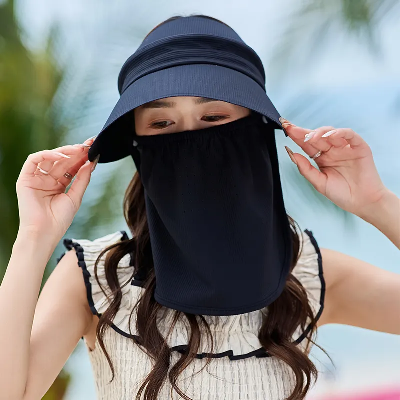15 MINS Polyester Sun Protection Hats Women's-11
