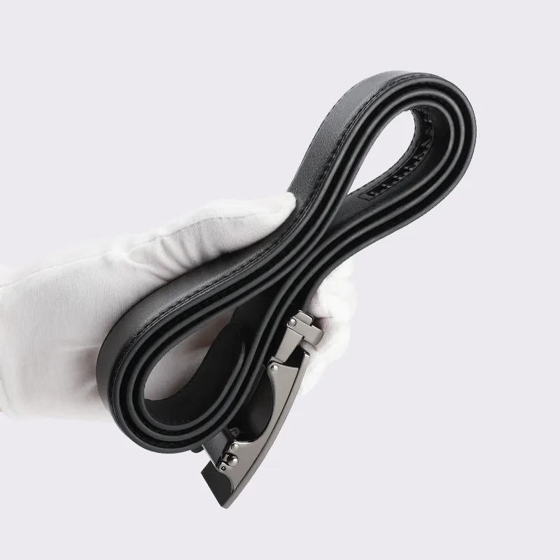 15 MINS Cow Split Leather Belts Men's Width 3.5cm-4