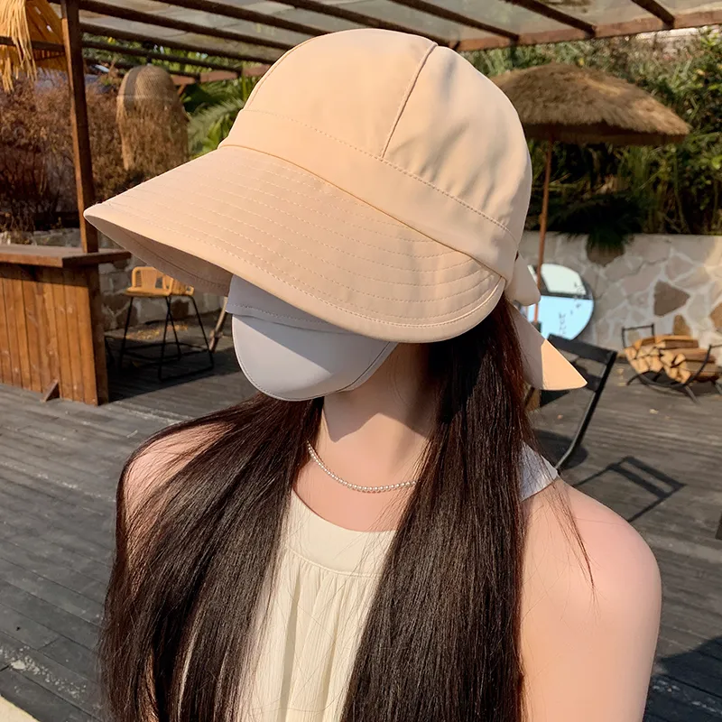 15 MINS Polyamide Sun Protection Hats Women's-2