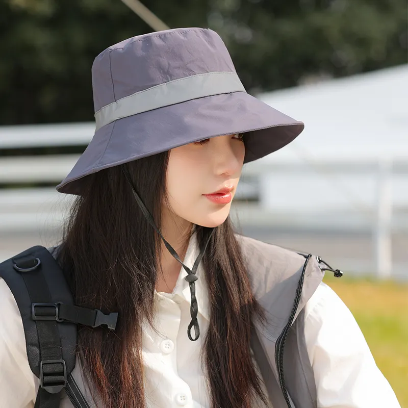 15 MINS Polyester Bucket Hats Women's-7