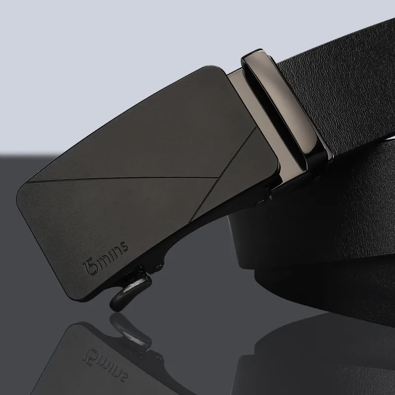 15 MINS Cow Split Leather Belts Men's Width  3.5cm-6