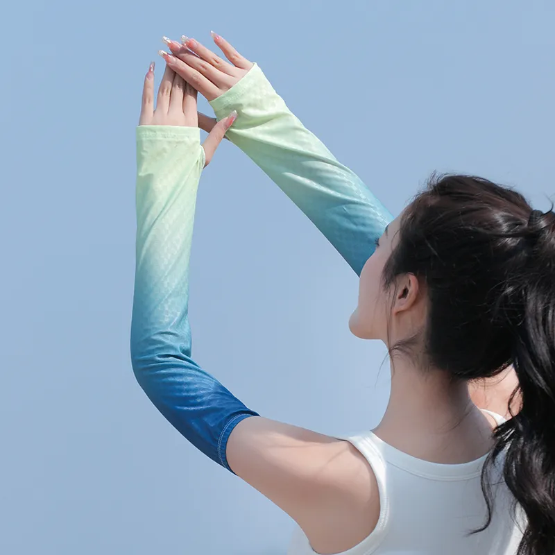 15 MINS Polyester Sun Protection Sleeves Unisex-13