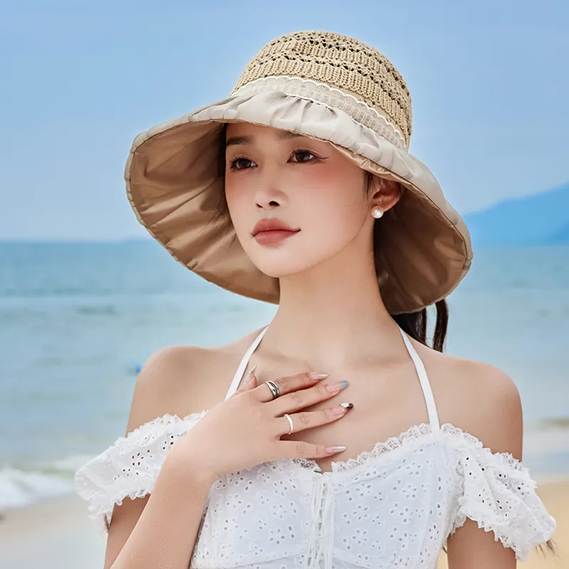 15 MINS Polyester Bucket Hats Women's-11