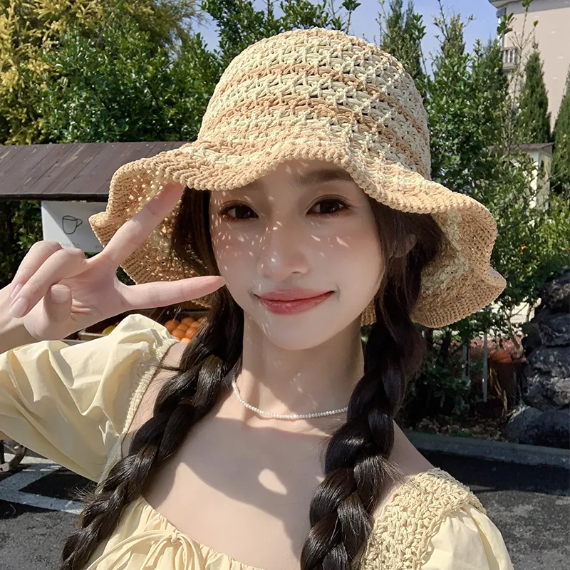 15 MINS Polyester Bucket Hats Women's-4