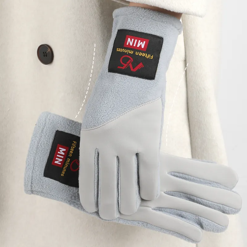 15 MINS Polyester Knit Gloves Unisex-7