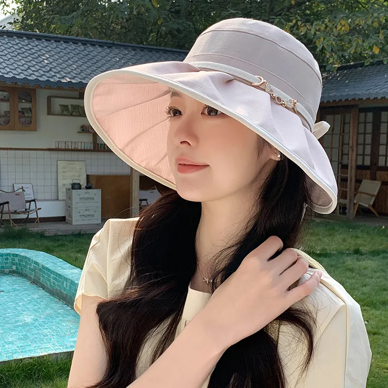 15 MINS Polyester Bucket Hats Women's-13