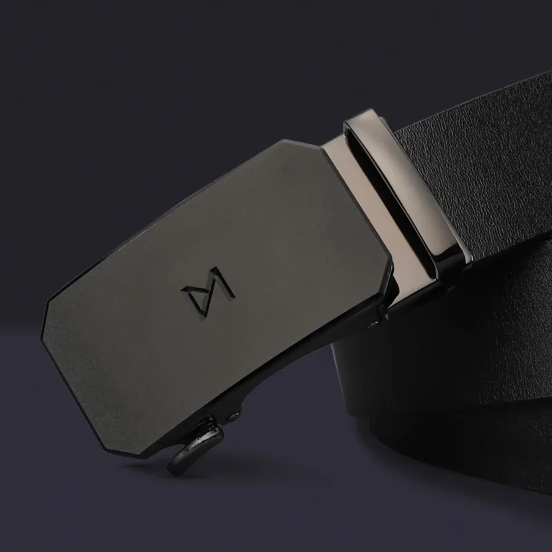 15 MINS Cow Split Leather Belts Men's Width  3.5cm-3