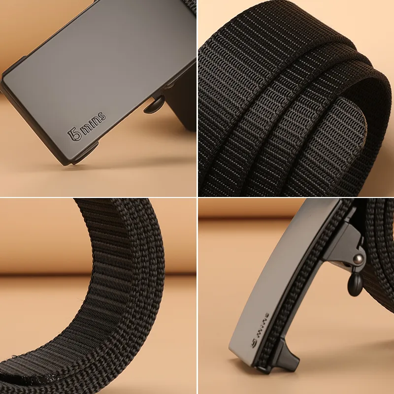 15 MINS Canvas Belt Men's Width  3.5cm-5