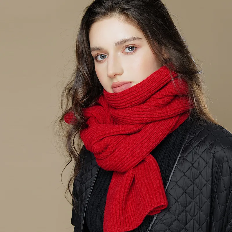 15 MINS Knit Scarves Unisex-1