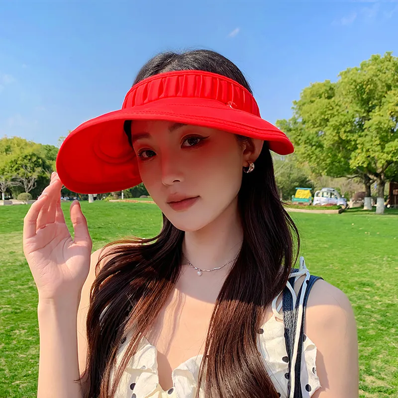 15 MINS Polyester Sun Protection Hats Women's-10