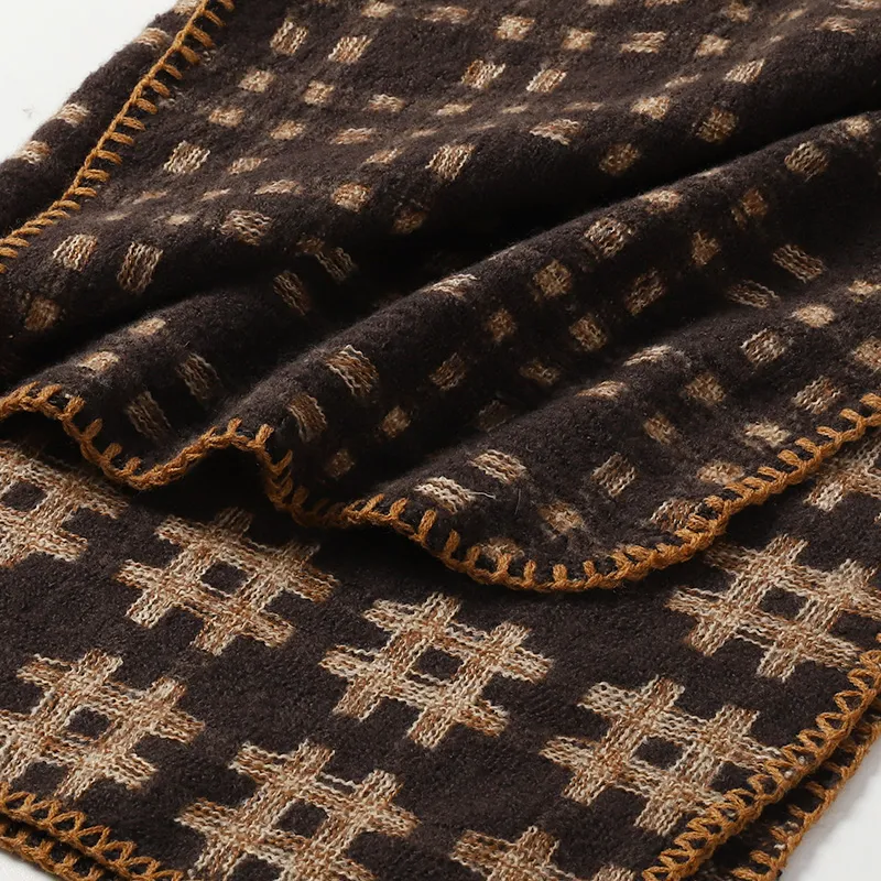15 MINS Knit Scarves Men-7