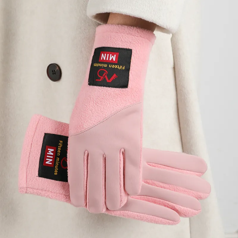 15 MINS Polyester Knit Gloves Unisex-5