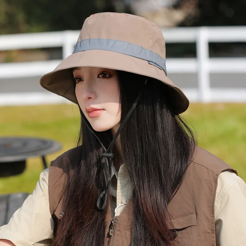 15 MINS Polyester Bucket Hats Women's-5
