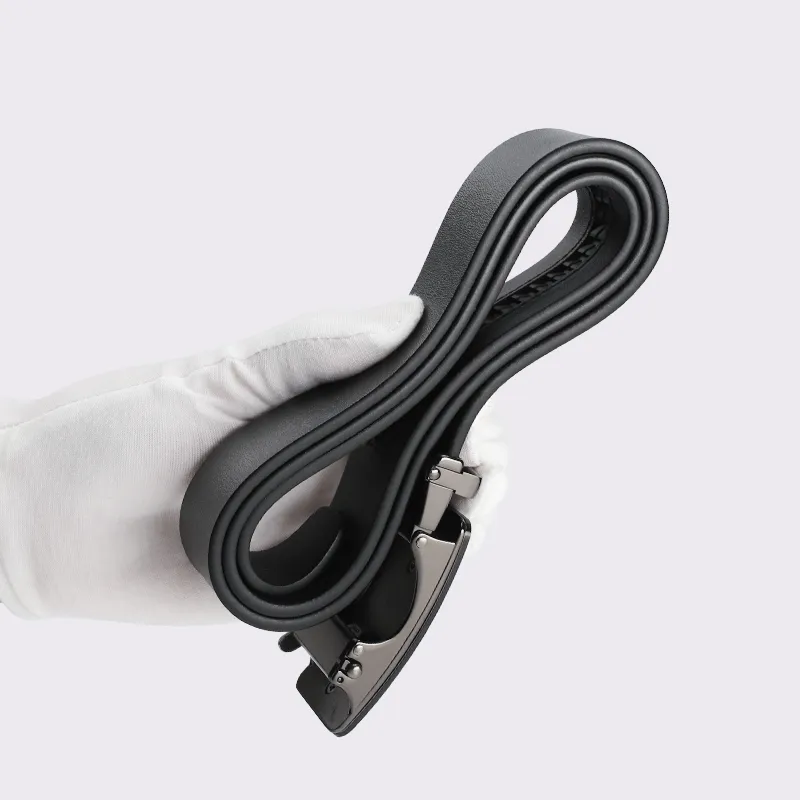 15 MINS Cow Split Leather Belts Men's Width  3.5cm-4