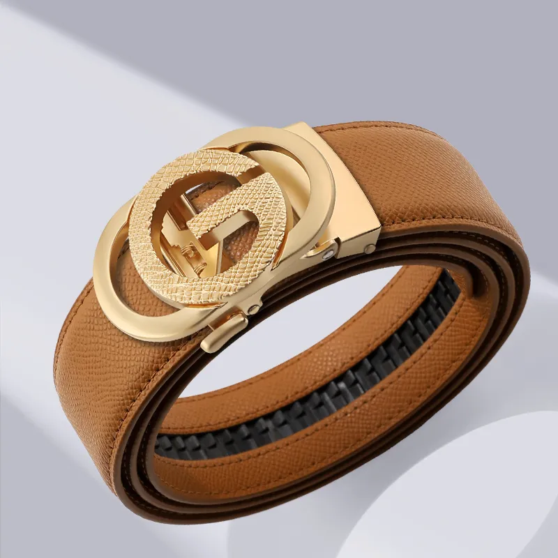 15 MINS Cow Split Leather Belts Men's Width 3.5cm-9
