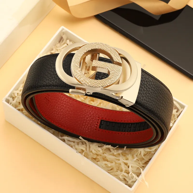 15 MINS Cow Split Leather Leather Belts Men's Width  3.5cm-2