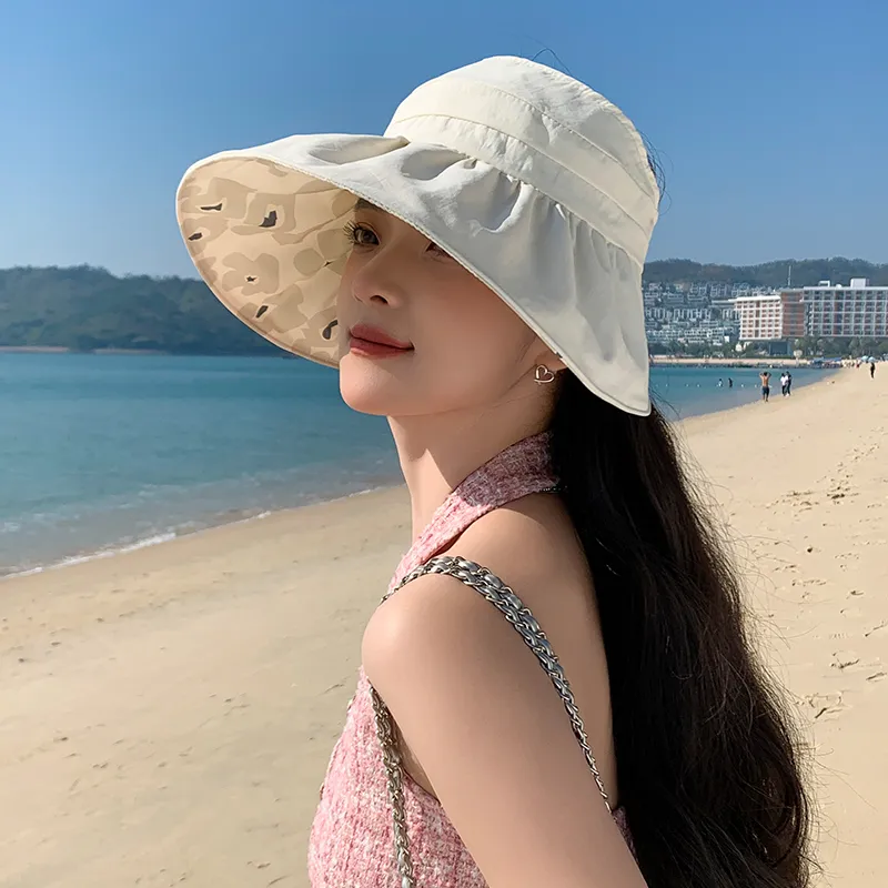 15 MINS Polyester Sun Protection Hats Women's-2