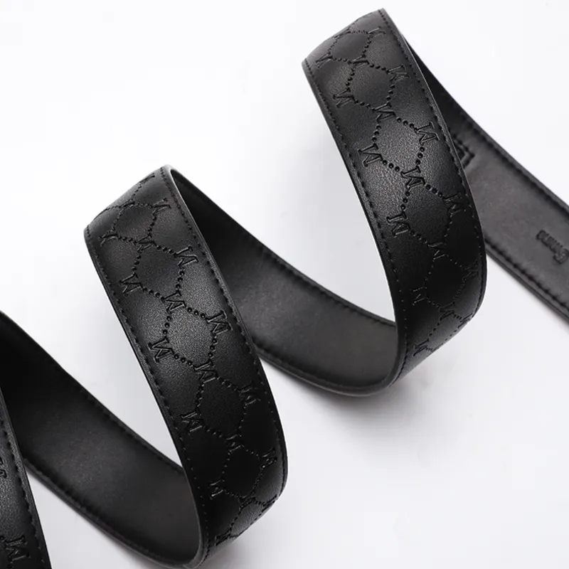 15 MINS Cow Split Leather Belts Men's Width 3.5cm-6