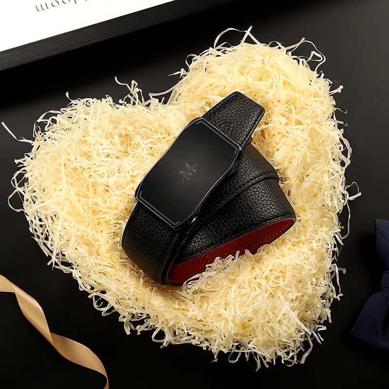 15 MINS Cow Split Leather Belts Men's Width  3.5cm-6