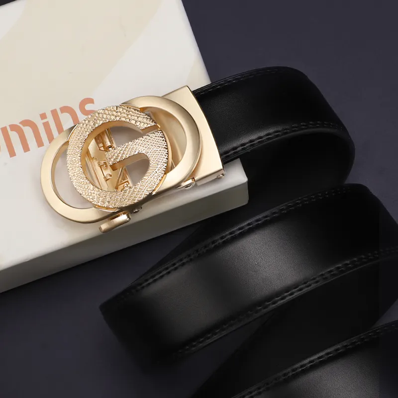 15 MINS Cow Split Leather Belts Men's Width  3.5cm-4