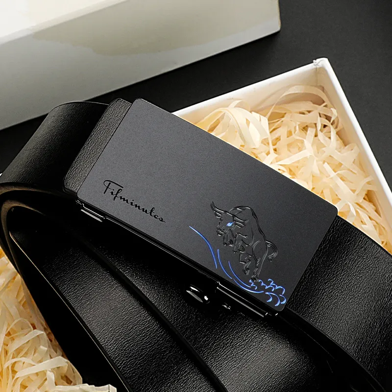 15 MINS Cow Split Leather Belts Men's Width 3.3cm-29