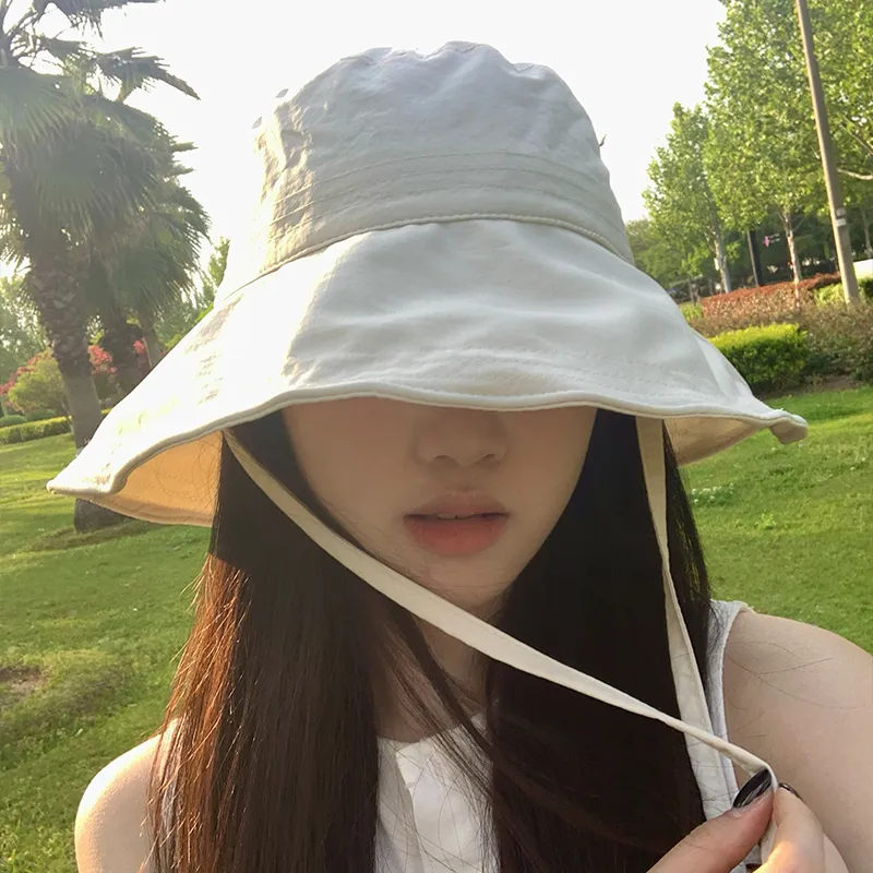 15 MINS Polyester Cotton Blend Bucket Hats Women's-15