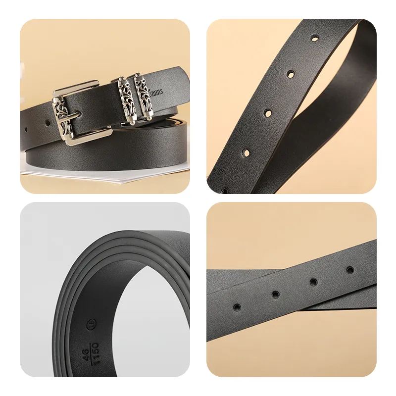 15 MINS PU Leather Belts Women's 3cm-6