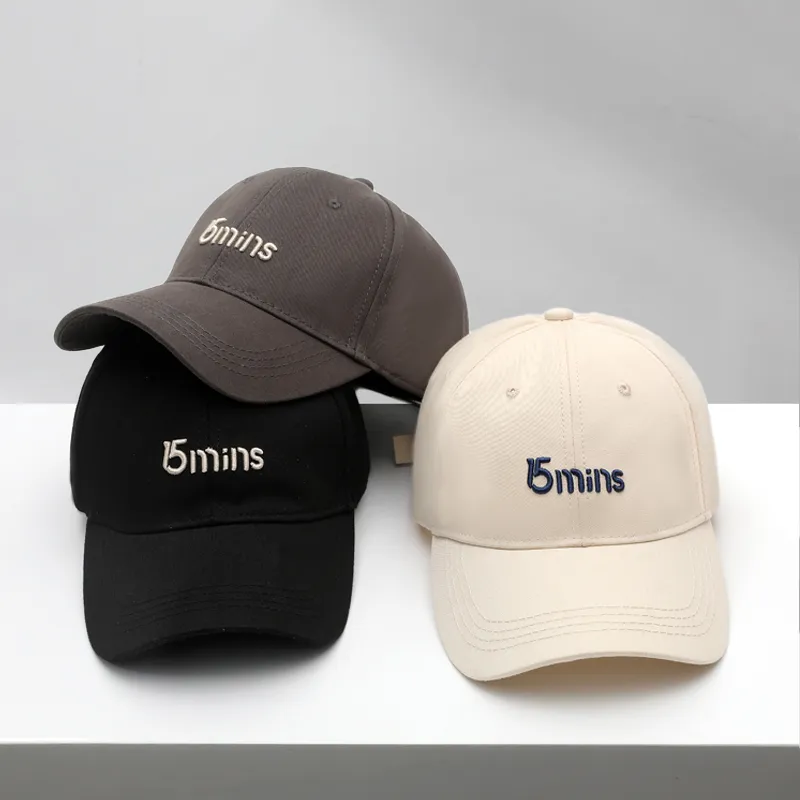 15 MINS Cotton Baseball Caps Unisex-4