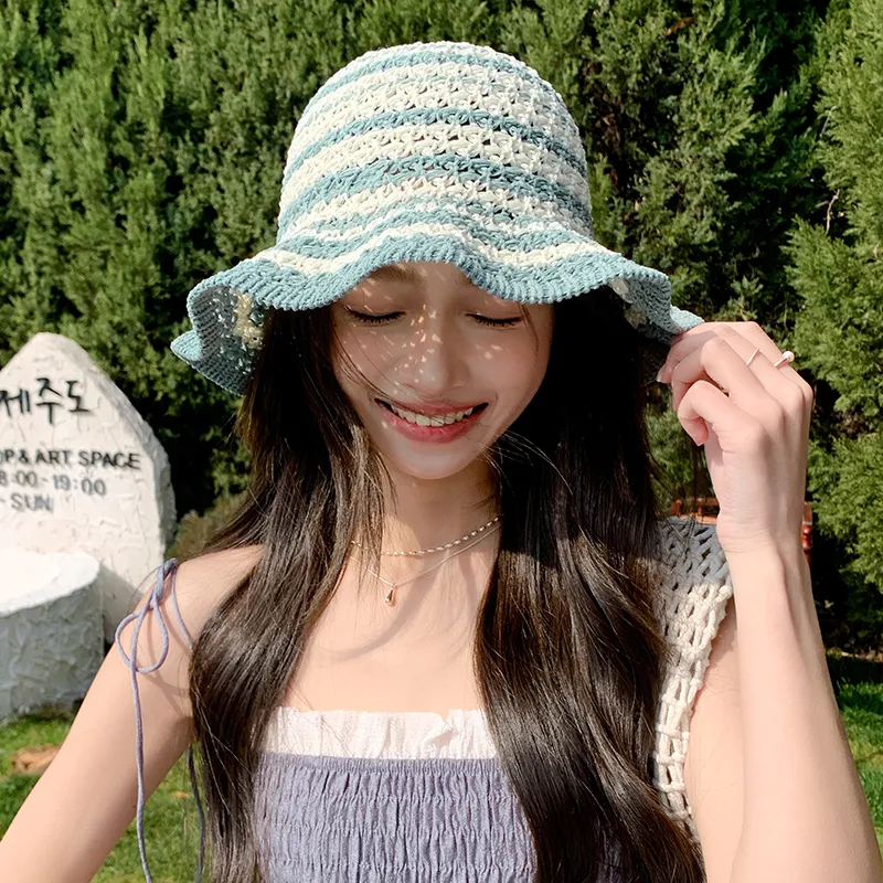 15 MINS Polyester Bucket Hats Women's-6