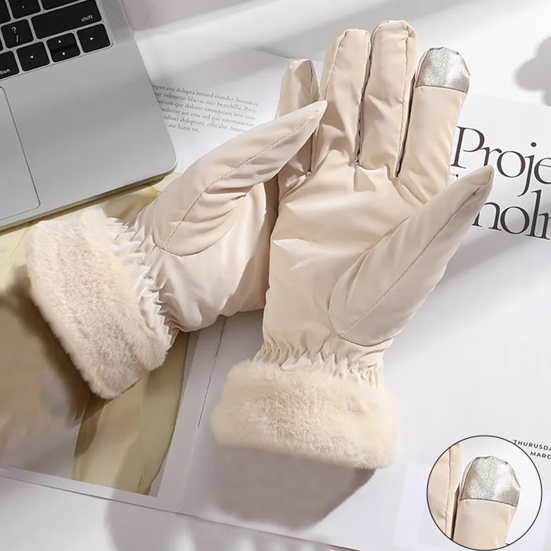 15 MINS Polyester Gloves Women's Multiple Colors-1