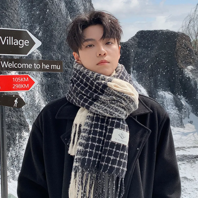 15 MINS Knit Scarves Unisex-7