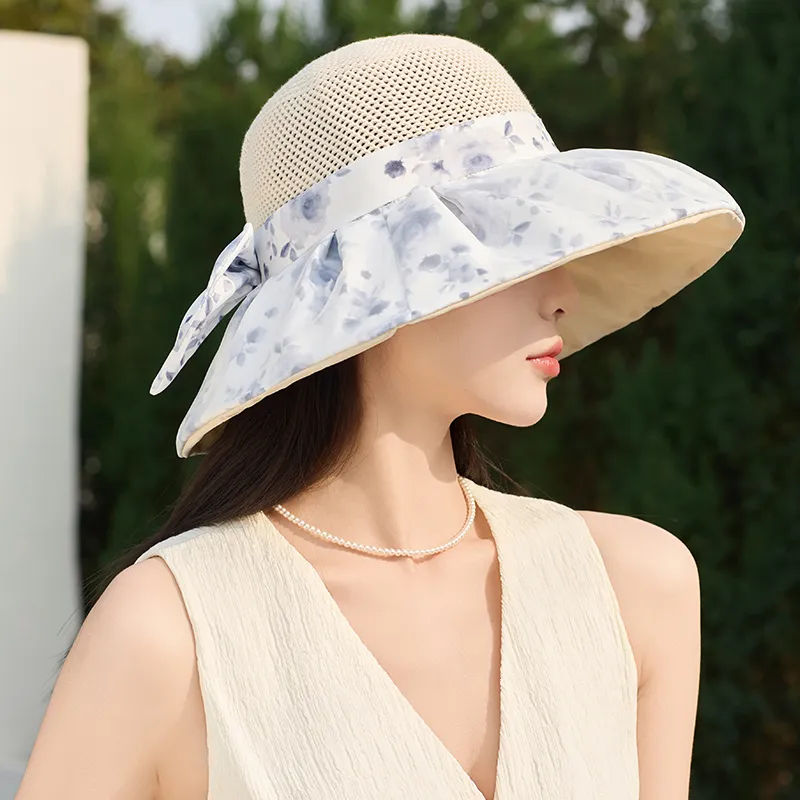 15 MINS Polyester Bucket Hats Women's-12