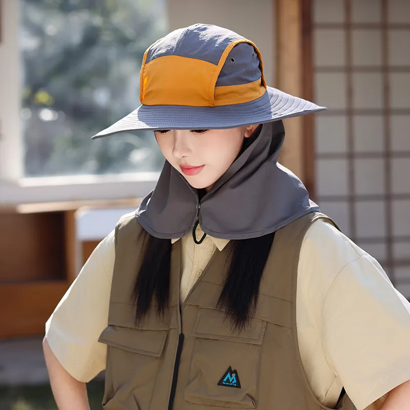 15 MINS Polyamide Bucket Hats Unisex-10