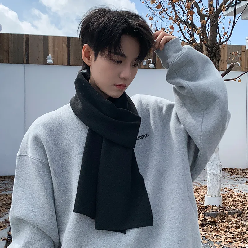 15 MINS Acrylic Knit Scarves Men's Multiple Colors-4