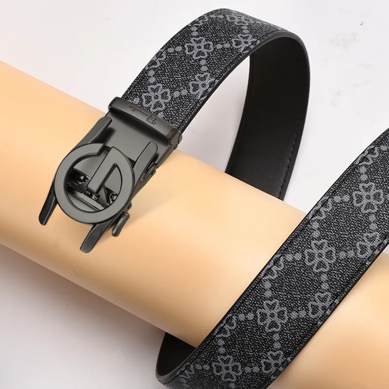 15 MINS Polyvinyl Chloride Leather Belts Men's Width 3.5cm-6