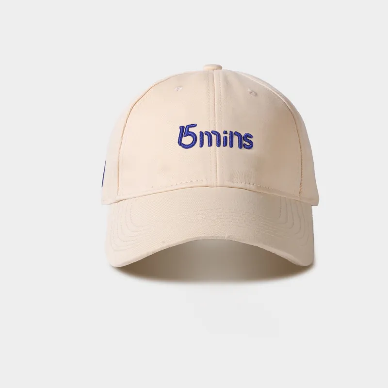 15 MINS Cotton Baseball Caps Unisex Multiple Colors-5