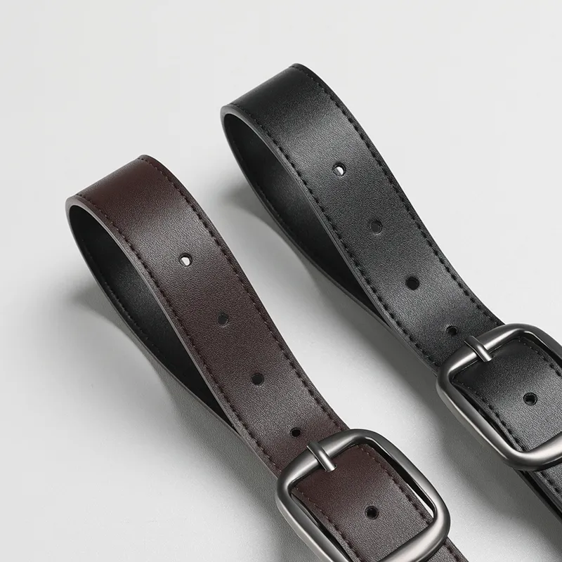 15 MINS PU Leather Belts Women's Width 3.2cm-3