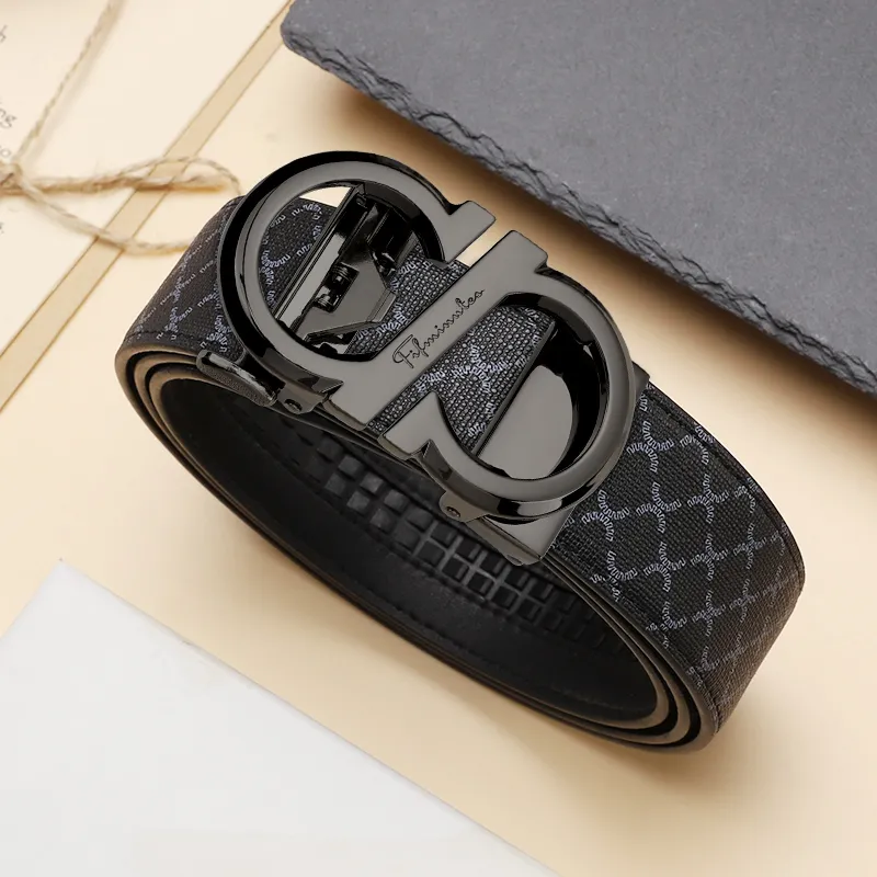 15 MINS Polyvinyl Chloride Leather Belts Men's Width 3.5cm-4