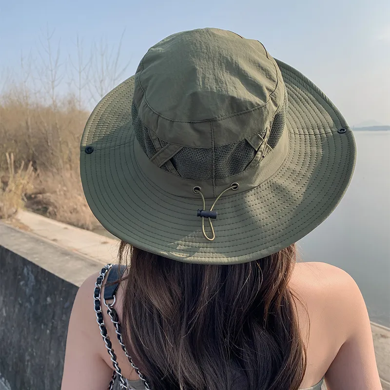 15 MINS Polyester Bucket Hats Unisex-13