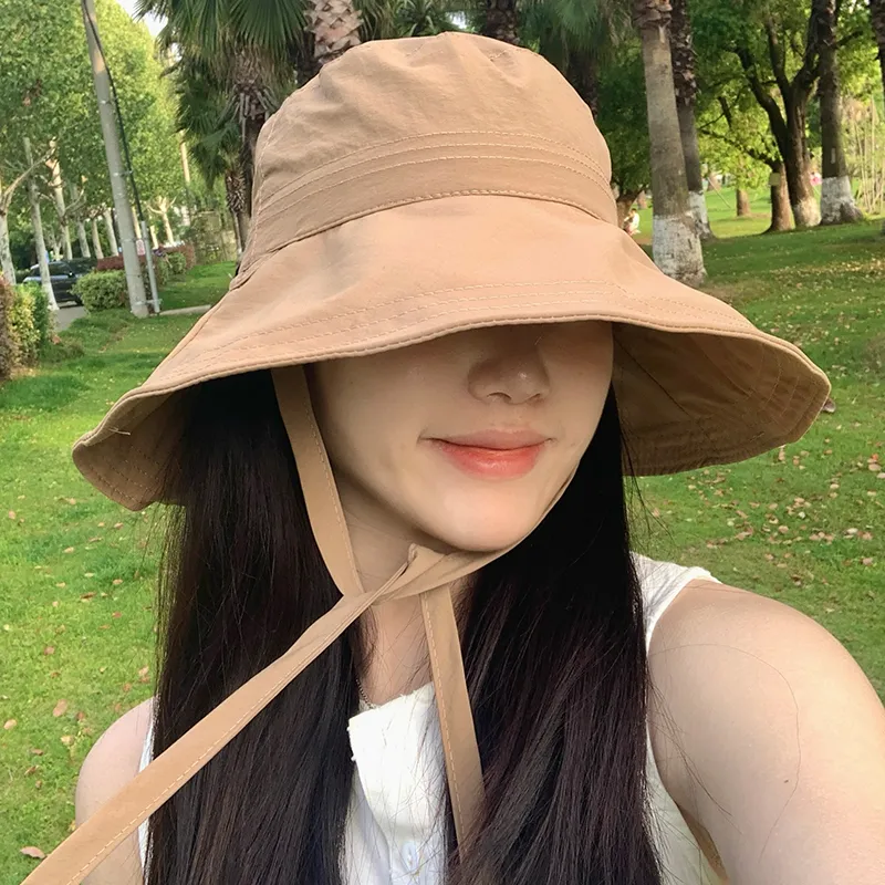 15 MINS Polyester Cotton Blend Bucket Hats Women's-9