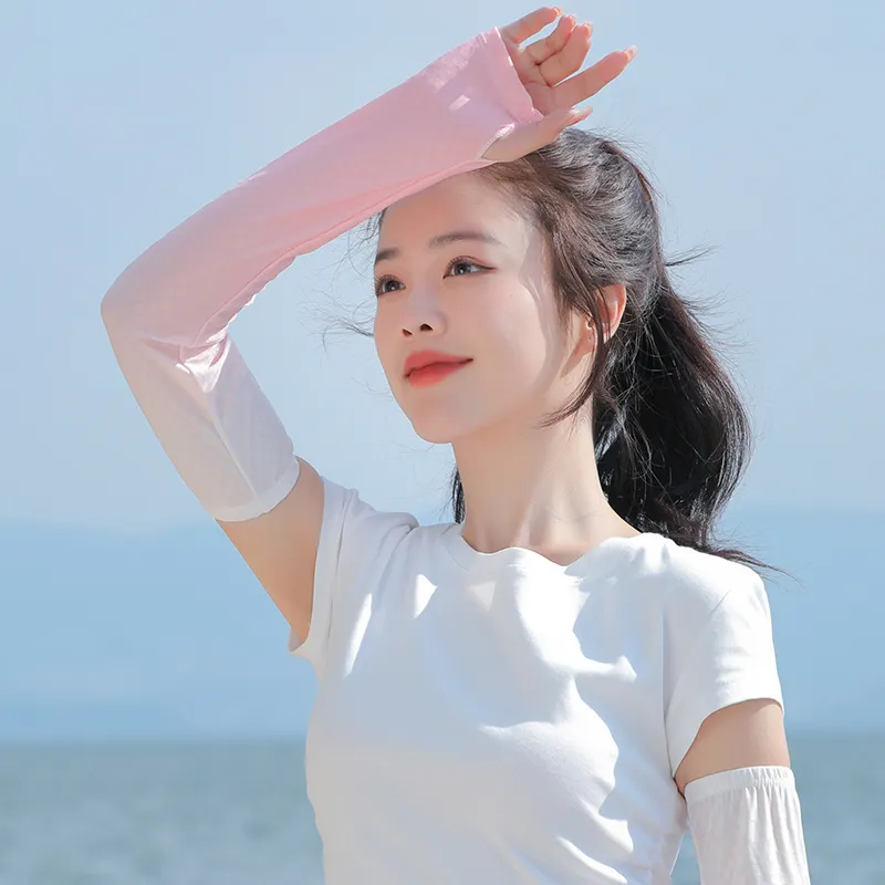 15 MINS Polyester Sun Protection Sleeves Unisex-1