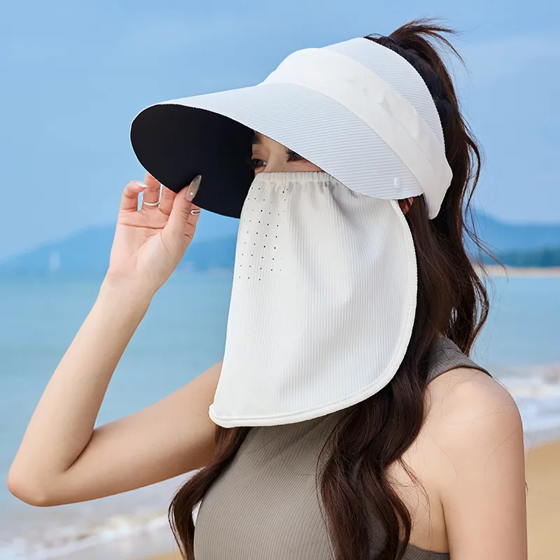 15 MINS Polyester Sun Protection Hats Women's-9