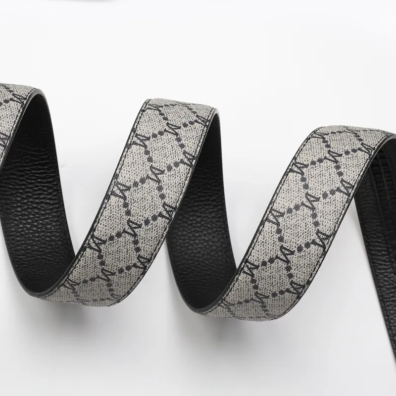 15 MINS Cow Split Leather Belts Men's Width 3.5cm-18