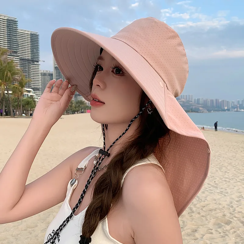 15 MINS Polyester Bucket Hats Women's-10