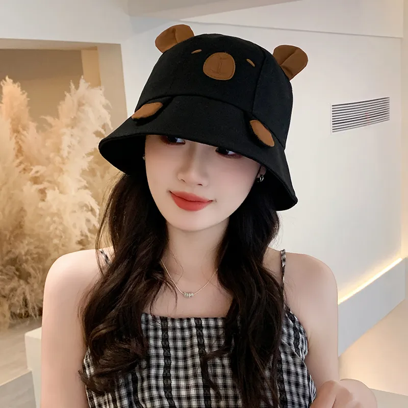 15 MINS Cotton Bucket Hats Women's-4