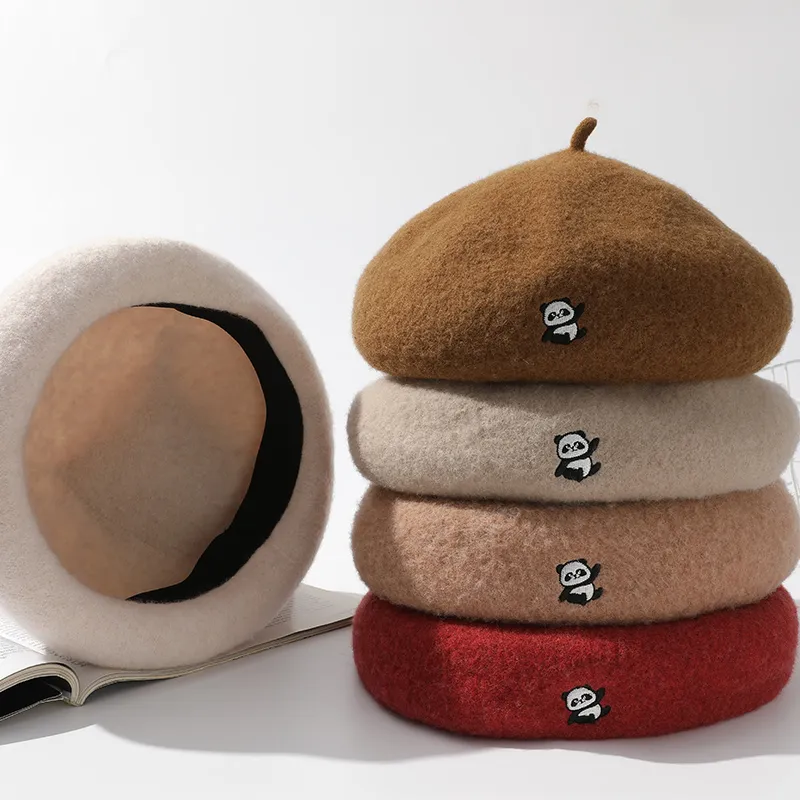 15 MINS 100% Australian Wool Berets Women's Multiple Colors-8