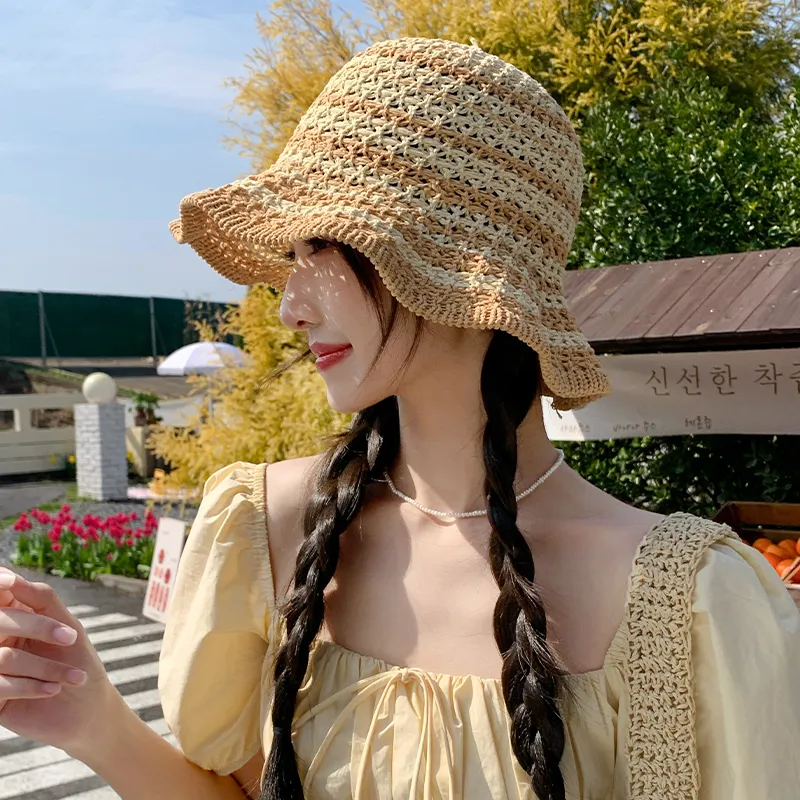 15 MINS Polyester Bucket Hats Women's-2