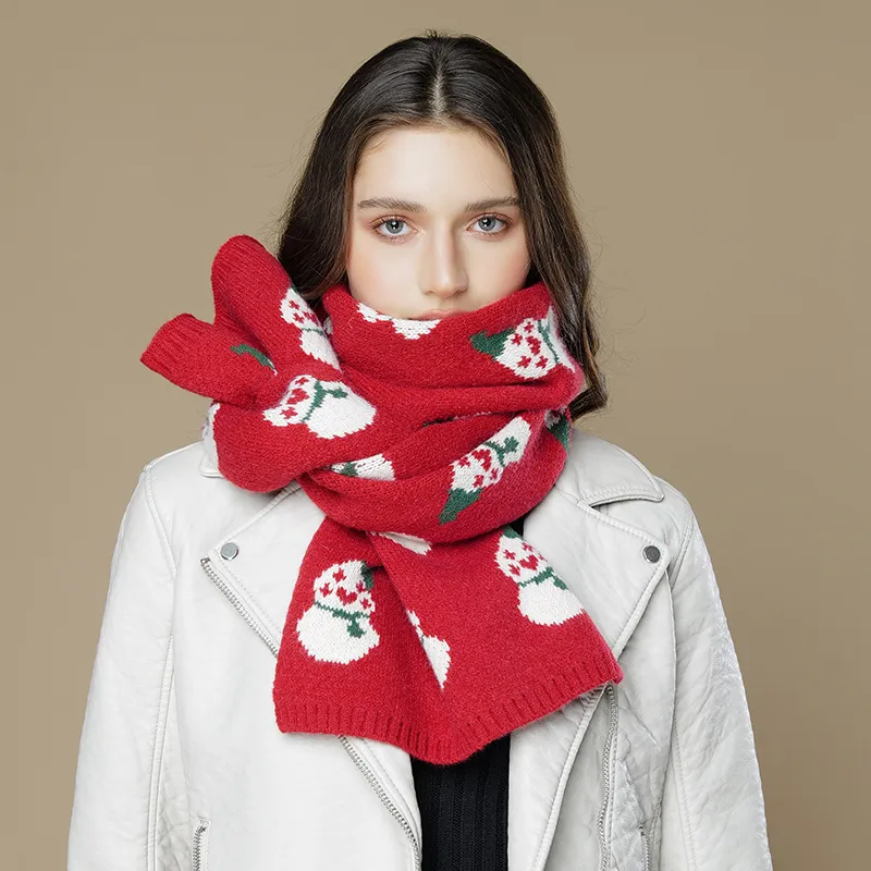 15 MINS Knit Scarves Unisex-4