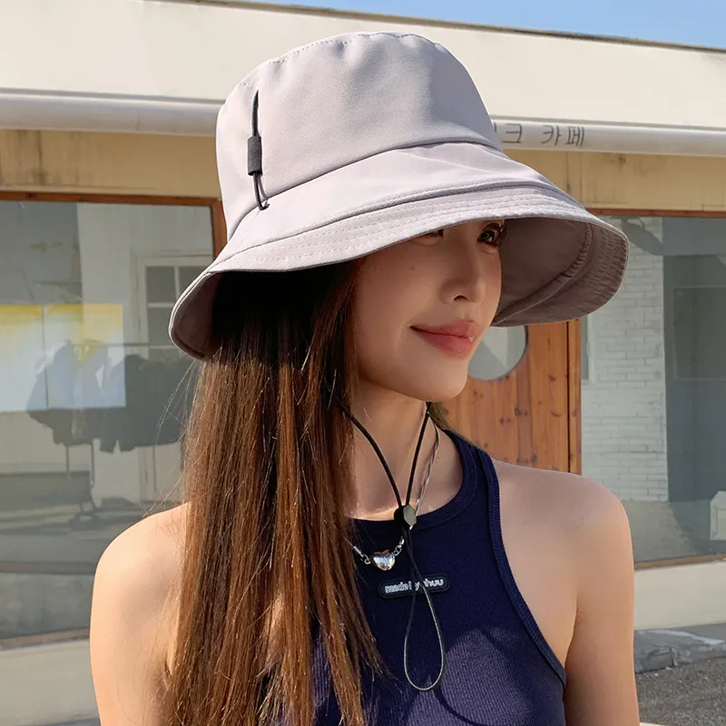 15 MINS Cotton Bucket Hats Women's-10