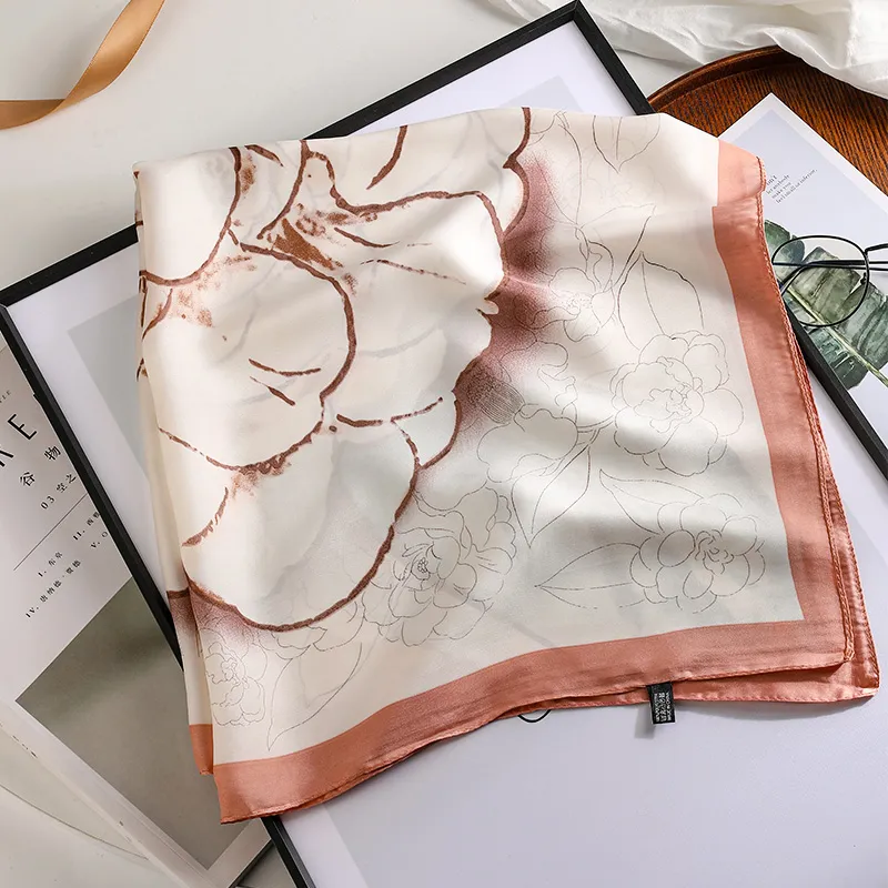 15 MINS Silk Scarves Women's-3